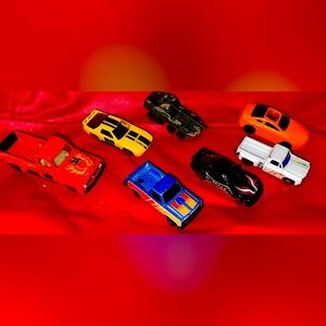 Lot of 7 Unbranded Cars Made in China. Fair Condition